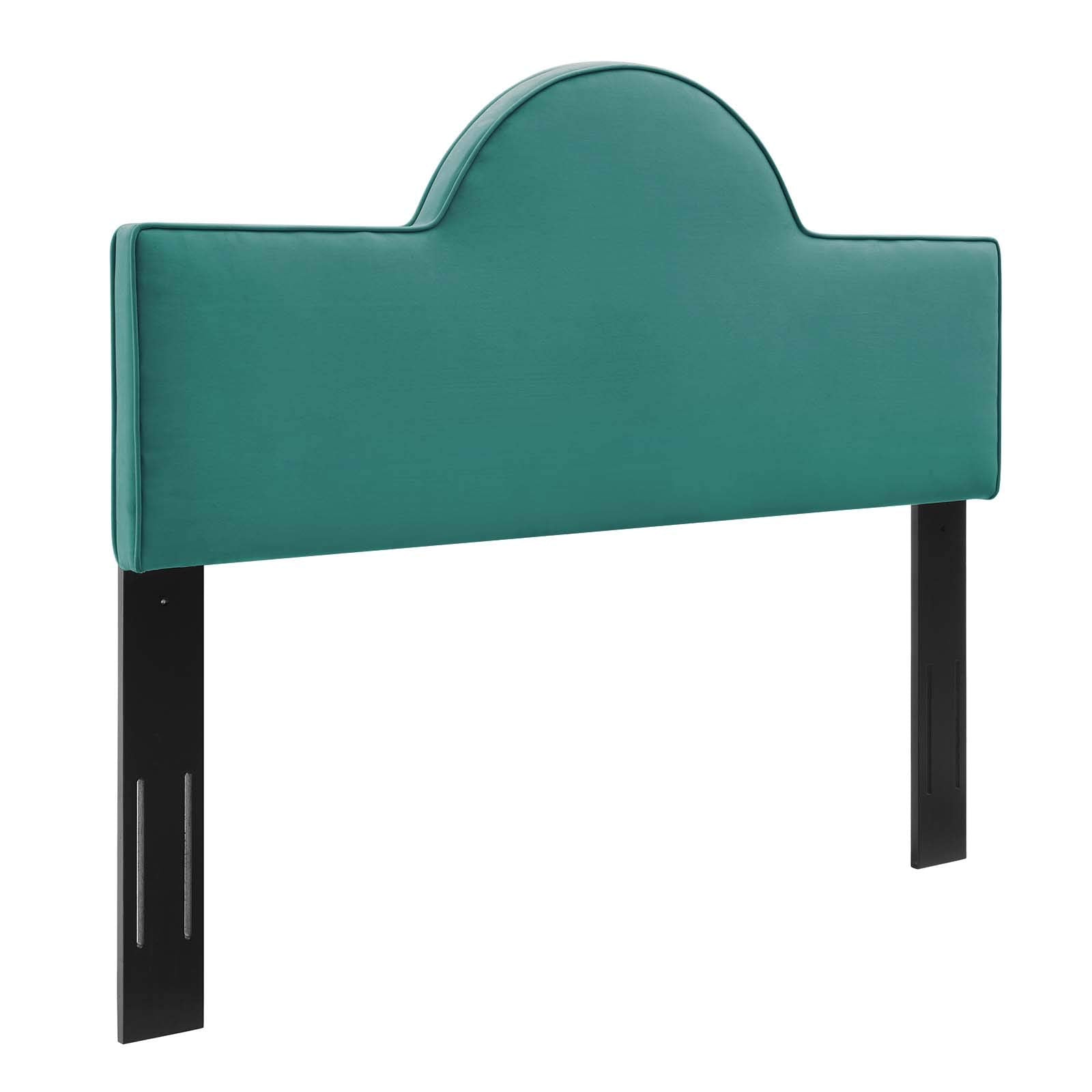 Modway Dawn Performance Velvet Headboard, King/Ca King, Teal